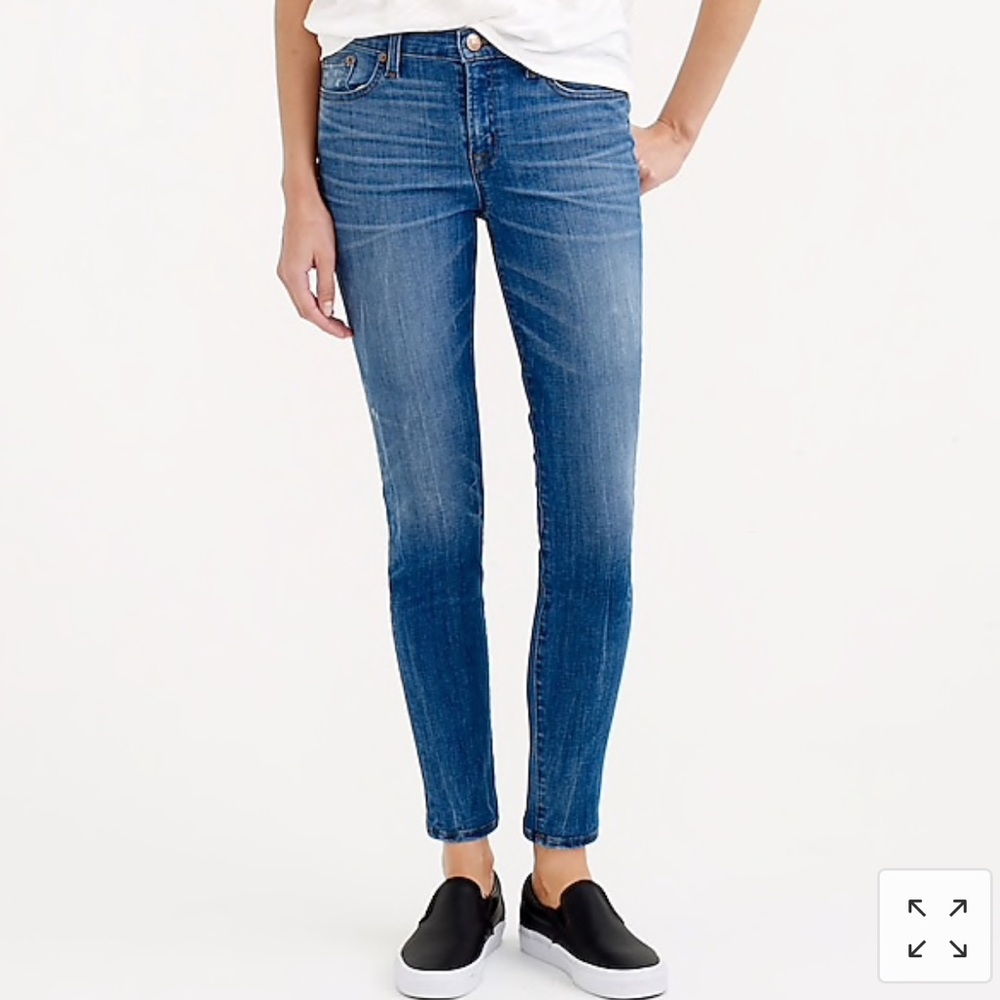 J Crew toothpick cone denim jean